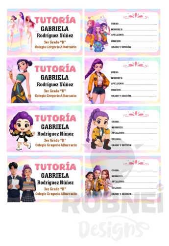 Guerreras K-Pop  Etiqueta